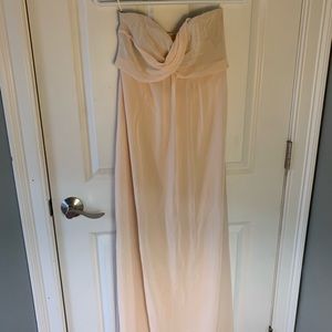 Pale Pink Bridesmaid Dress